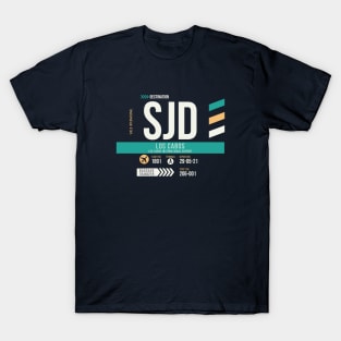 Los Cabos (SJD) Airport Code Baggage Tag T-Shirt